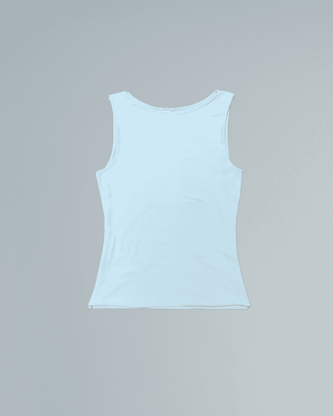 secondary image of Boatneck Lounge Top (Baby Blue)